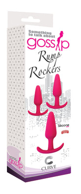 Gossip Rump Rockers Magenta Anal Plug Trainer Set Silicone > Anal Range > Butt Plug Kits